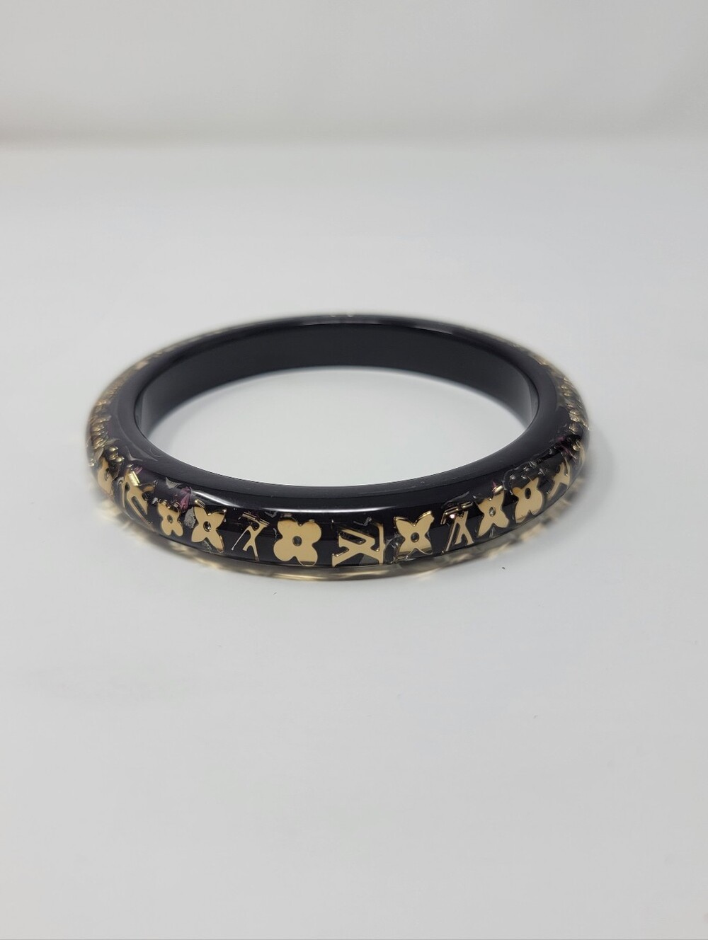 Louis Vuitton Inclusion Clear Bangle Bracelet Size 8 inch - Picture 5 of 9